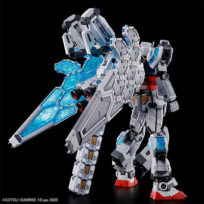 Bandai - Gundam Model Kit - RX-78F00/E GUNDAM (EX-001 G.L.R.S.S. Feather UNIT) HG 1/144