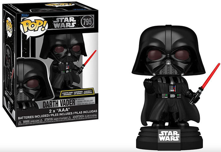 Funko Pop Movies: Star Wars - Darth Vader Electrónico con Luz y Sonido