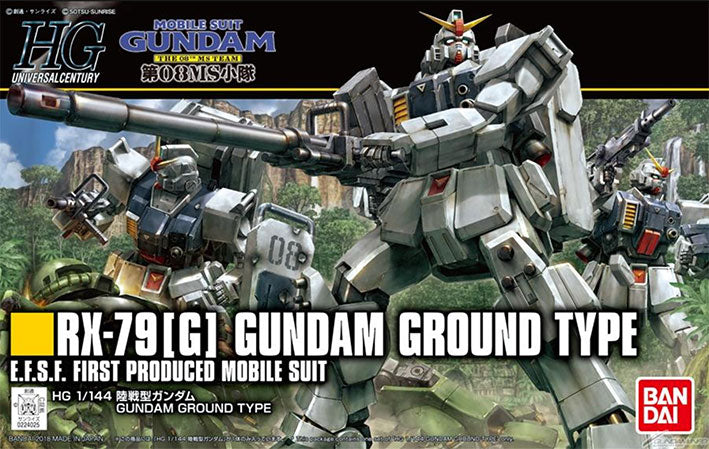 Bandai - Gundam Model Kit - RX-79[G] Ground Type Gundam HG 1/144
