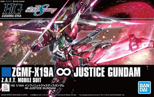 Bandai - Gundam Model Kit - ZGMF-X19A ∞ Infinite Justice Gundam HG 1/144