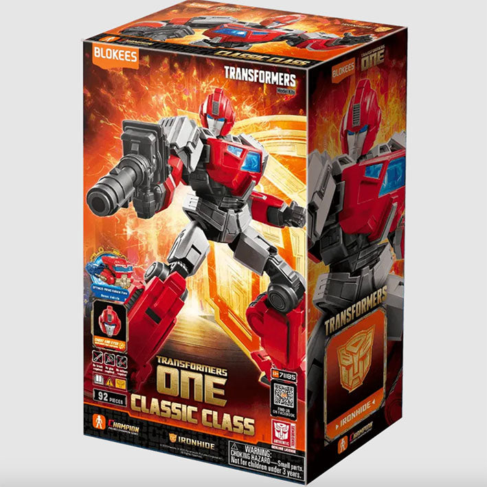 Blokees Figura Armable de Transformers One: Classic Class 19 con Luz - Ironhide