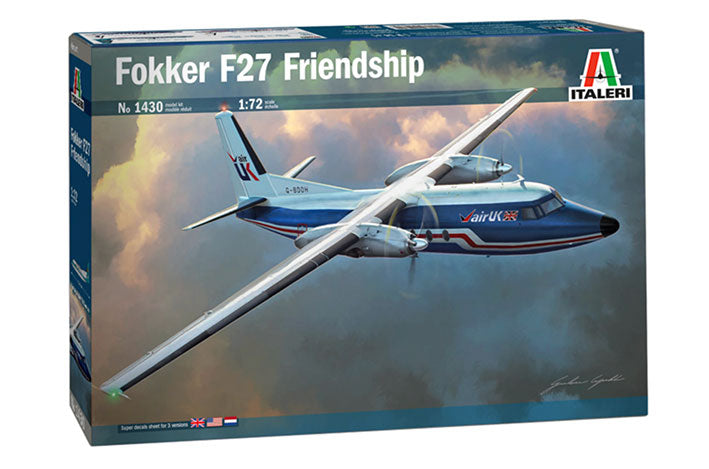 Modelo a escala 1/72 para armar: Fokker F27 Friendship