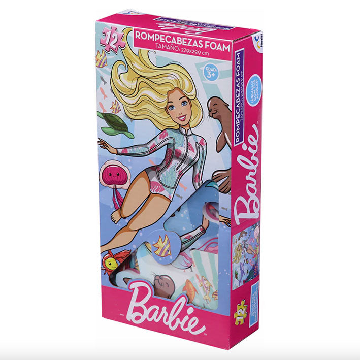 ROMPECABEZAS EN FOAM 12 PIEZAS NOVELTY: Barbie