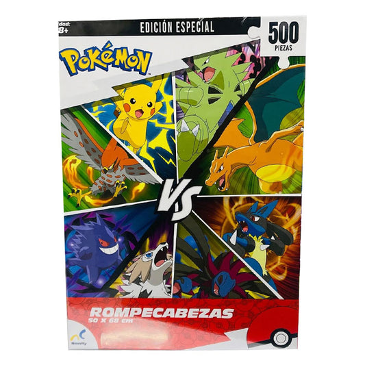 ROMPECABEZAS 500 PIEZAS NOVELTY: Pokémon