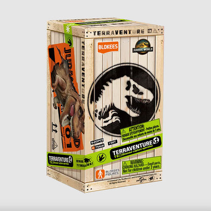 Blokees: Jurassic World Terraventure TS 01 Dinosaur Capture Operation - 1 Figura Armable Sorpresa