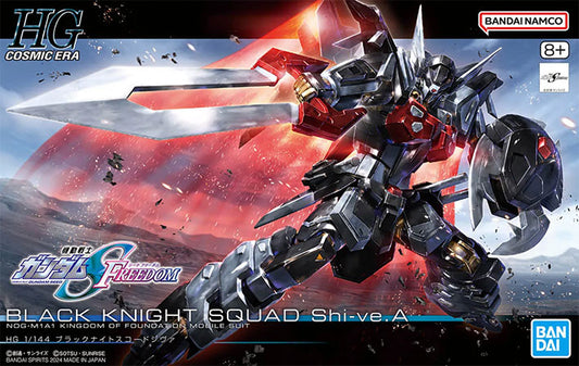 Bandai - Gundam Model Kit - Black Knight Squad Shi-ve.A HG 1/144