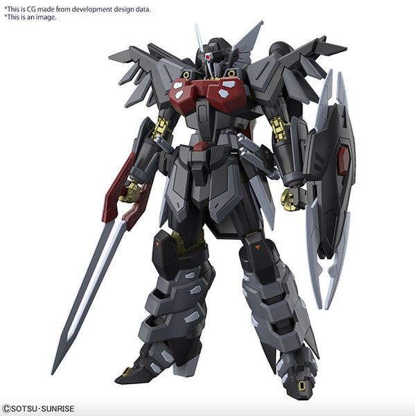 Bandai - Gundam Model Kit - Black Knight Squad Shi-ve.A HG 1/144