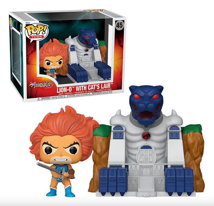 Funko Pop Town: ThunderCats - Lion-O con Cubil Felino