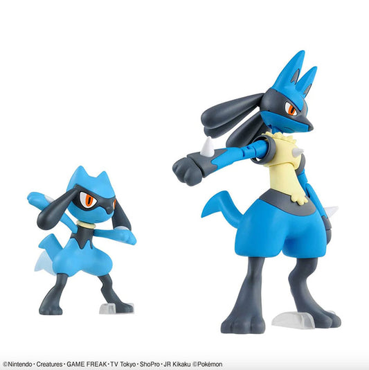 Bandai Model Kit - Pokemon - Riolu & Lucario