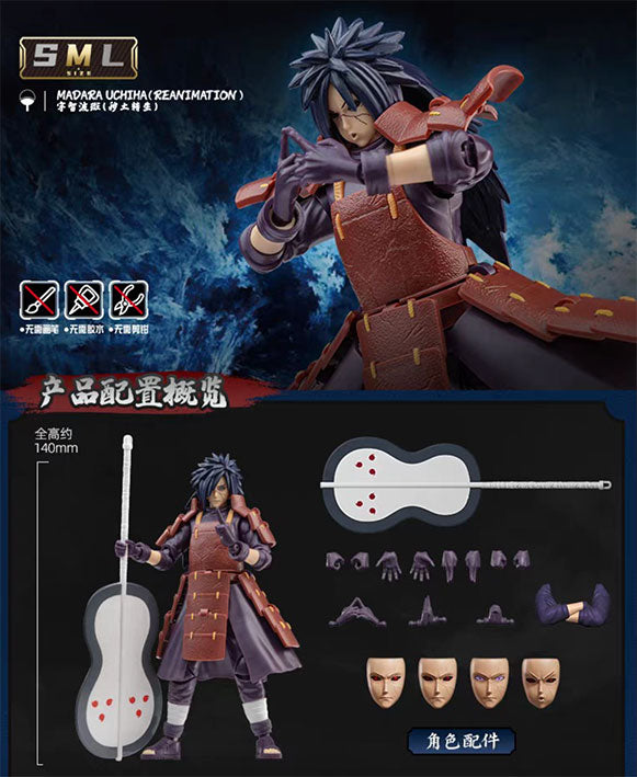 Blokees Figura Armable Naruto Shippuden: Champion Class - Madara Uchiha (Reanimation Jutsu)