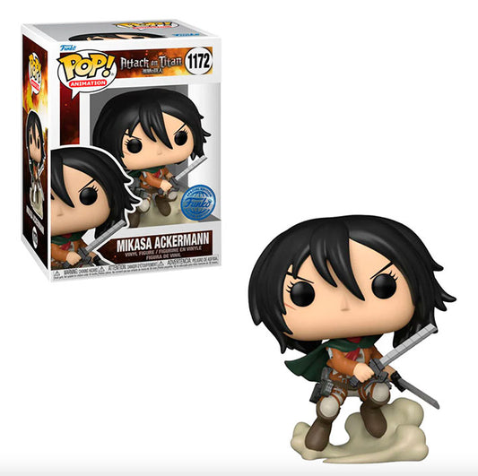 Funko Pop Animation: Attack on Titan - Mikasa Exclusivo