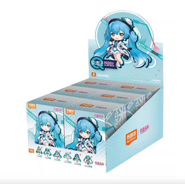 Blokees Hatsune Miku Fantastics Q Series Miku With You (6 in 1) - 1 Figura Armable Sorpresa