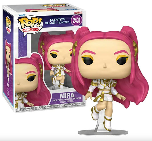 Funko Pop Animation: K Pop Demon Hunters - Mira atuendo Blanco