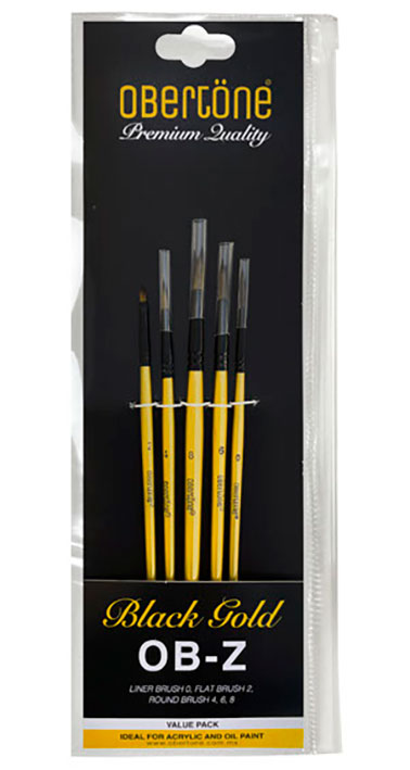 Obertone Black Gold - Set de Pinceles - OBZ