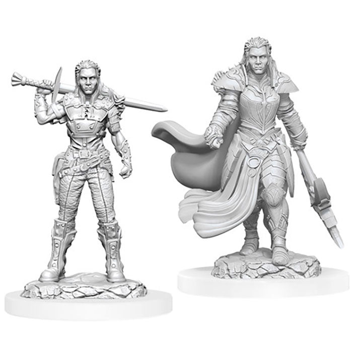 Miniatura SIN PINTAR - D&D - Nolzur's Marvelous - Orc Fighter Female