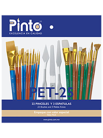 Pinto - Set de Pinceles - PET25
