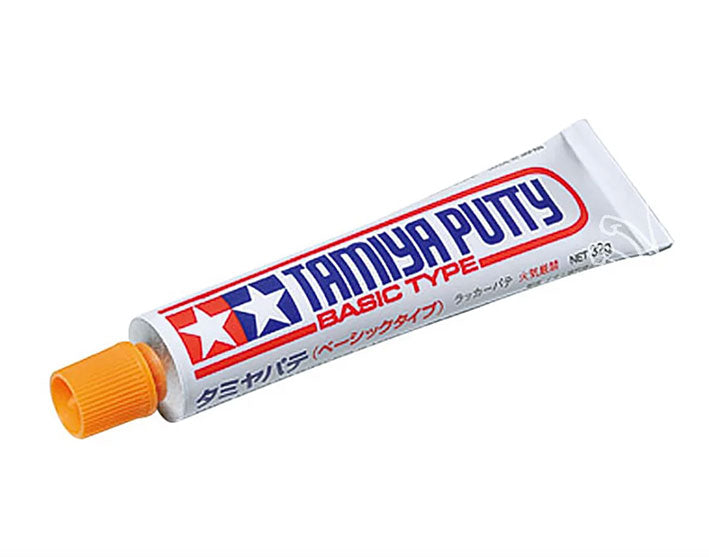 Resanador - Tamiya Putty Basic Type - Masilla Resanador color Gris & Blanco 32g