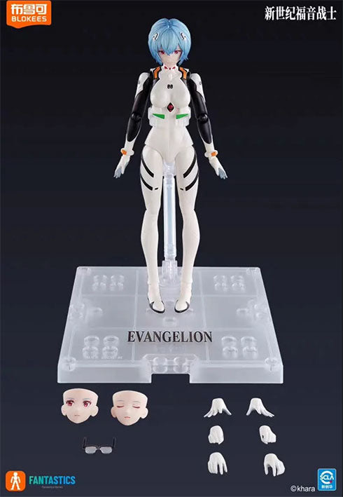 Blokees Figura Armable de Evangelion: Fantastics Series - Ayanami Rei (Plug Suit)