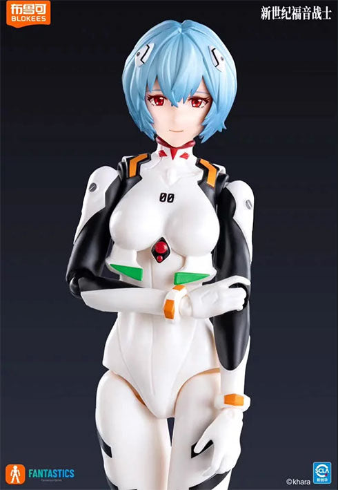 Blokees Figura Armable de Evangelion: Fantastics Series - Ayanami Rei (Plug Suit)