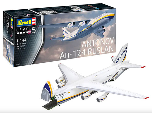 Modelo a escala 1/144 para armar: Antonov AN-124 "Ruslan"