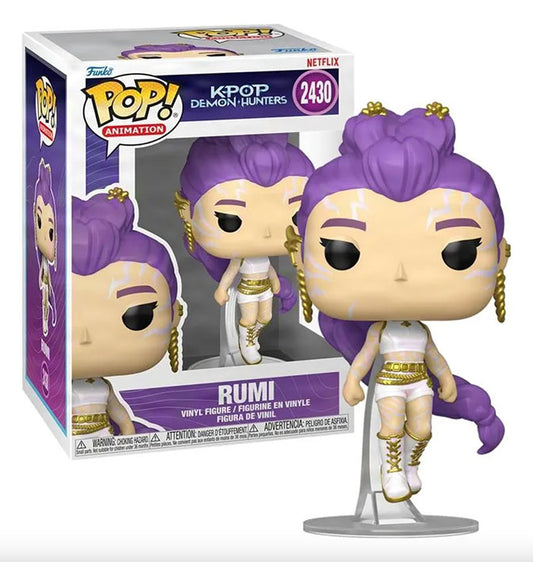 Funko Pop Animation: K Pop Demon Hunters - Rumi atuendo Blanco