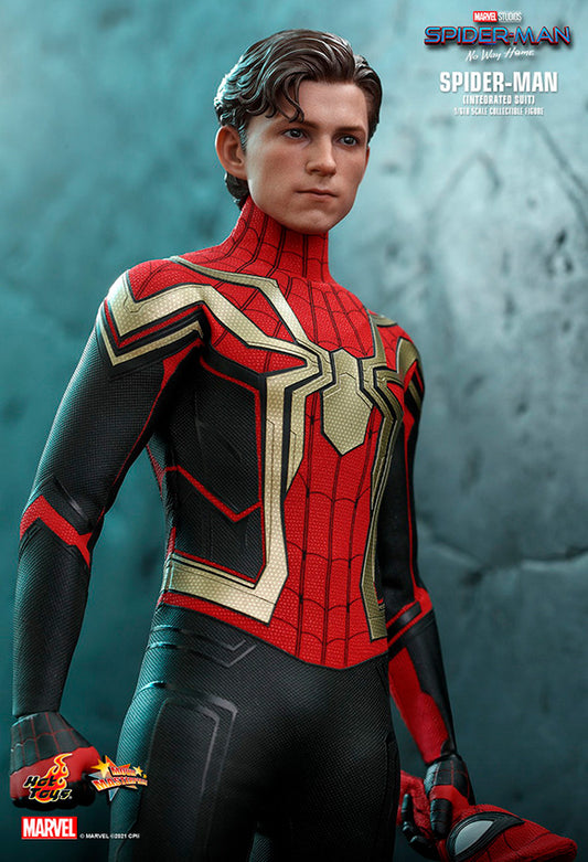 Hot Toys Marvel: Spiderman No Way Home - Spiderman Integrated Suit Escala 1/6
