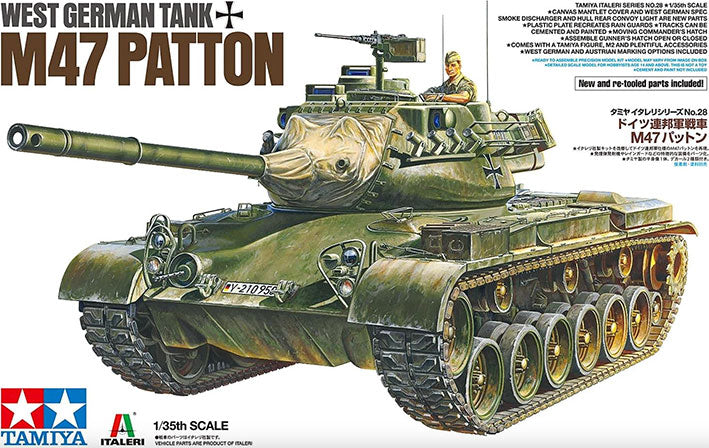 Modelo a escala 1/35 para armar: West German Tank M47 Patton