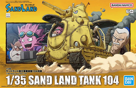 Bandai - Model Kit - Sand Land Royal Army Tank Corps No.104 1/35