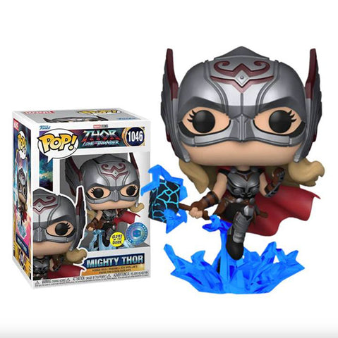 Funko Pop Marvel: Thor Love and Thunder - Mighty Thor Glow Exclusiva