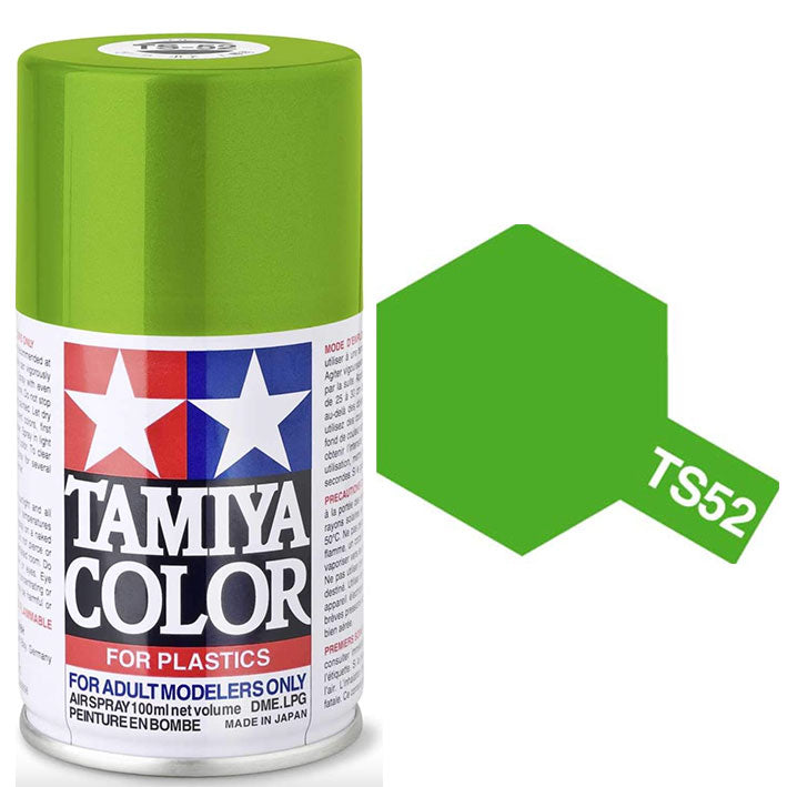 Pintura Aerosol Laca - Tamiya TS52 (Candy Lime Green) - Verde Lima Caramelo 100ml