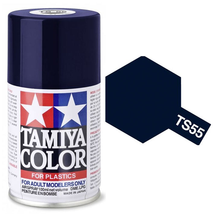 Pintura Aerosol Laca - Tamiya TS55 (Dark Blue) - Azul Oscuro 100ml