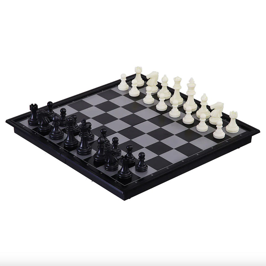 AJEDREZ, DAMAS Y BACKGAMMON MAGNÉTICO: Juego de Mesa