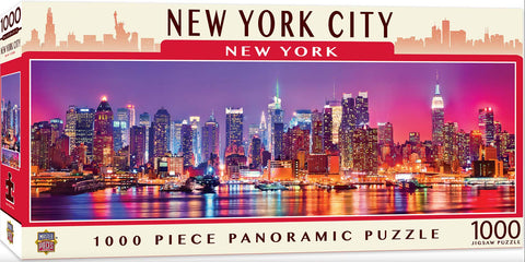 ROMPECABEZAS 1000 PIEZAS PANORAMICO MASTER PIECES: CITYSCAPES - NEW YORK