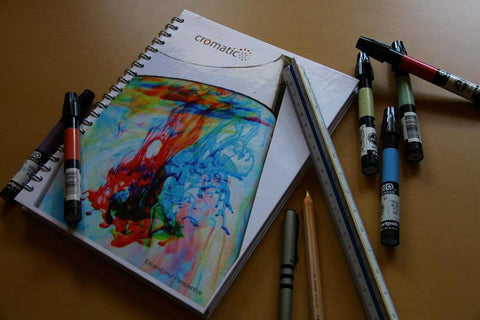 Cuaderno de dibujo, arte y diseño Cromatic