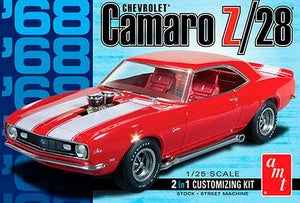 Modelo a escala 1/25 para armar:  Auto Camaro 1968 Z/28
