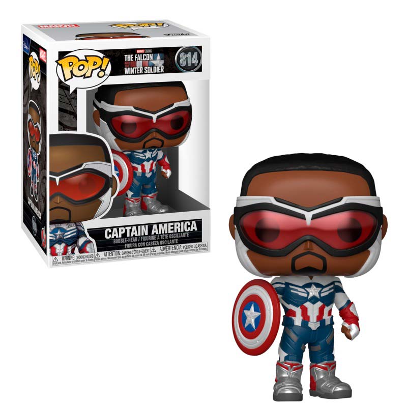 Funko Pop Marvel: Falcon y Winter Soldier - Falcon Captain America
