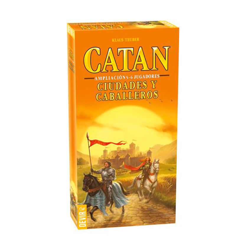 AMPLIACIÓN DE EXPANSIÓN JUEGO CATAN CIUDADES Y CABALLEROS MARCA DEVIR: CIUDADES Y CABALLEROS 5 - 6 JUGADORES