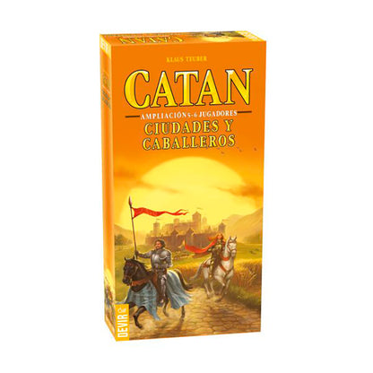 AMPLIACIÓN DE EXPANSIÓN JUEGO CATAN CIUDADES Y CABALLEROS MARCA DEVIR: CIUDADES Y CABALLEROS 5 - 6 JUGADORES
