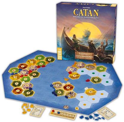 EXPANSIÓN JUEGO CATAN MARCA DEVIR: PIRATAS Y EXPLORADORES
