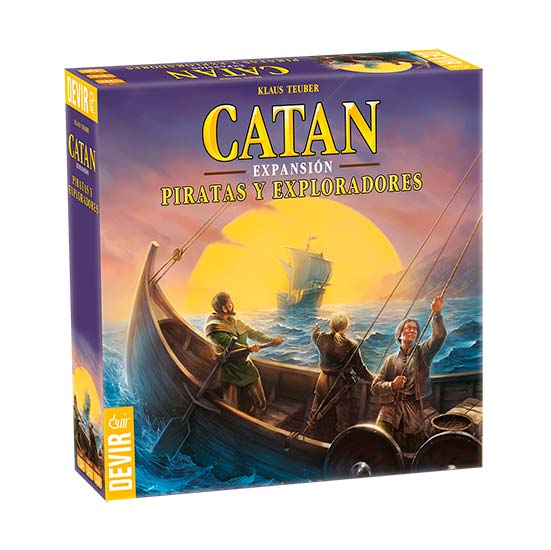 EXPANSIÓN JUEGO CATAN MARCA DEVIR: PIRATAS Y EXPLORADORES