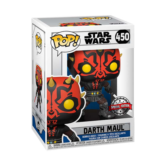 Funko Pop Star Wars: Star Wars - Darth Maul con sables Exclusivo