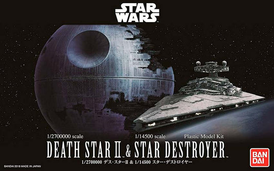 Plastic Model Kit - Stra Wars - Death Star 2 & Star Destroyer