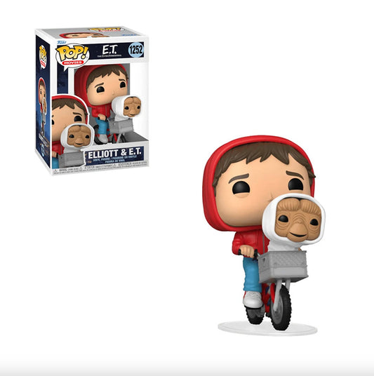 Funko Pop Movies: ET - Elliot con ET en bicicleta