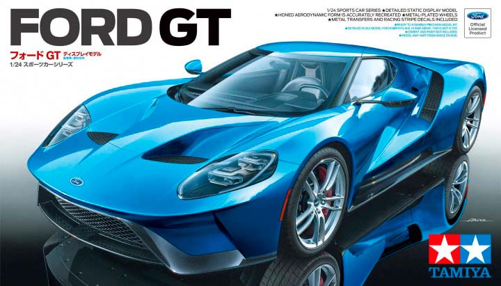 Modelo a escala 1/24 para armar: Ford GT 2019