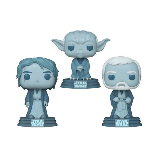 Funko Pop Star Wars: Adventures Across the Galaxy - Fantasmas de la Fuerza 3 pack (Anakin, Obi Wan, Yoda)