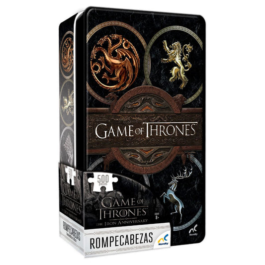 ROMPECABEZAS 500 PIEZAS NOVELTY: GAME OF THRONES Caja Metálica
