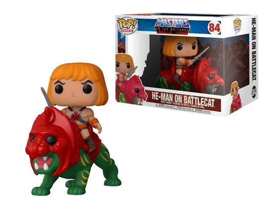 Funko Pop Television: Amos del Universo - HeMan con Gato de Batalla