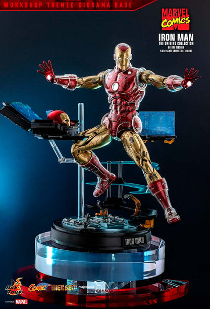 Hot Toys Marvel: Marvel Origins Collection - Iron Man 1960 Deluxe Escala 1/6