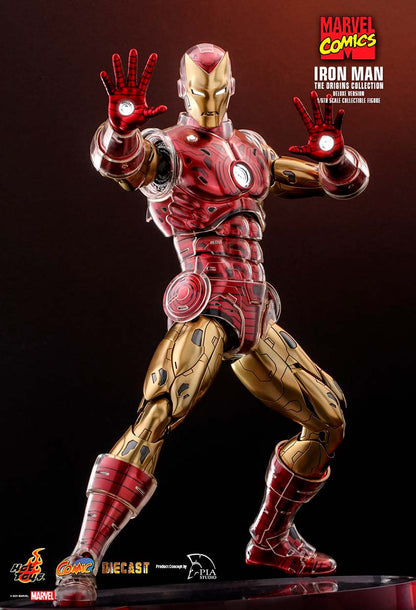 Hot Toys Marvel: Marvel Origins Collection - Iron Man 1960 Deluxe Escala 1/6