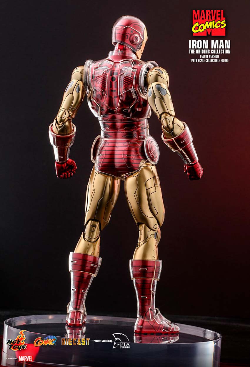 Hot Toys Marvel: Marvel Origins Collection - Iron Man 1960 Deluxe Escala 1/6